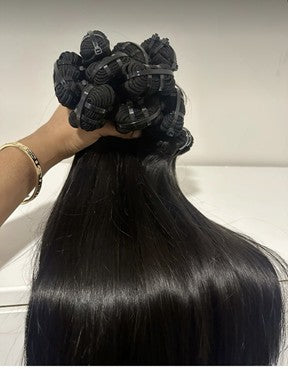 100 % Raw Vietnamesiskt Hår – Insytt Hår (Weft)