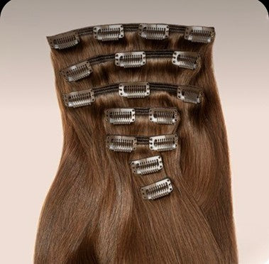 100 % Raw Vietnamesiskt Hår – Clip-ins